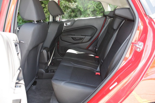 2014 Ford Fiesta EcoBoost back seat